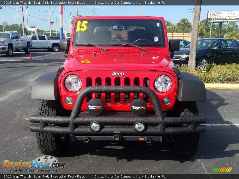 2015 Jeep Wrangler Sport 4x4 Firecracker Red / Black Photo #8