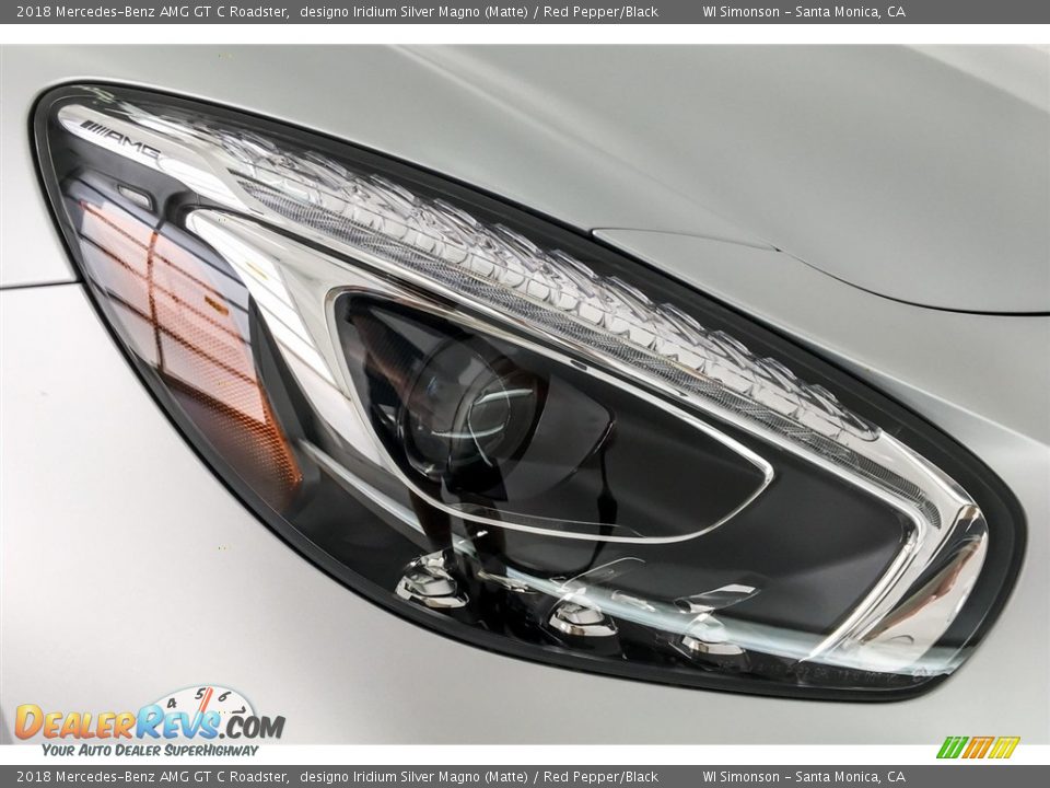 2018 Mercedes-Benz AMG GT C Roadster designo Iridium Silver Magno (Matte) / Red Pepper/Black Photo #30
