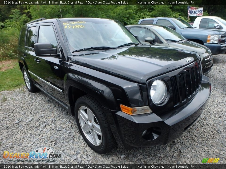 2010 Jeep Patriot Latitude 4x4 Brilliant Black Crystal Pearl / Dark Slate Gray/Pebble Beige Photo #5