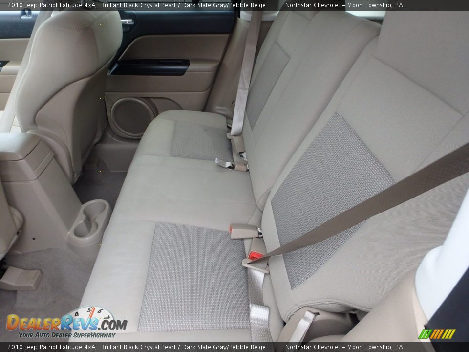 2010 Jeep Patriot Latitude 4x4 Brilliant Black Crystal Pearl / Dark Slate Gray/Pebble Beige Photo #8