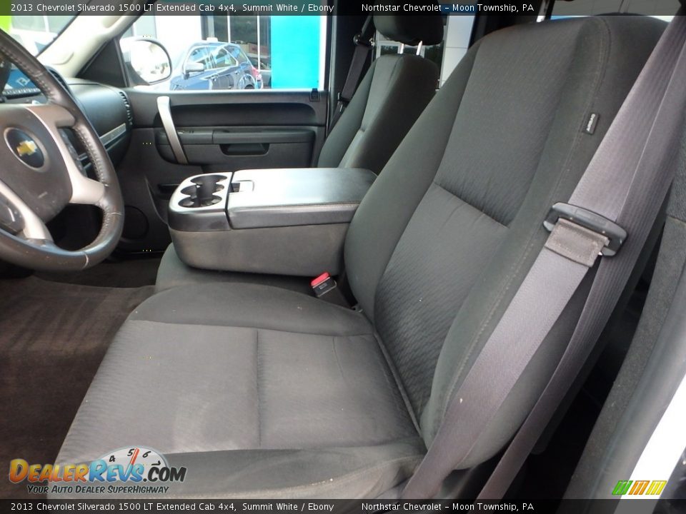 2013 Chevrolet Silverado 1500 LT Extended Cab 4x4 Summit White / Ebony Photo #19