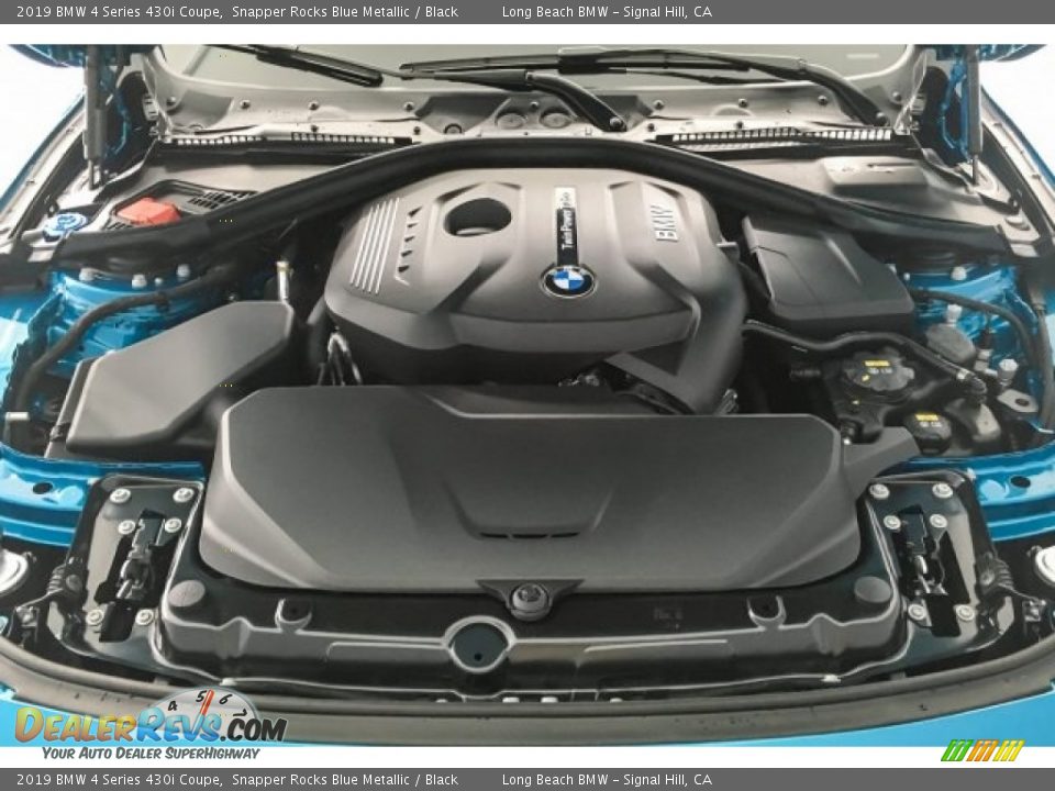 2019 BMW 4 Series 430i Coupe Snapper Rocks Blue Metallic / Black Photo #8