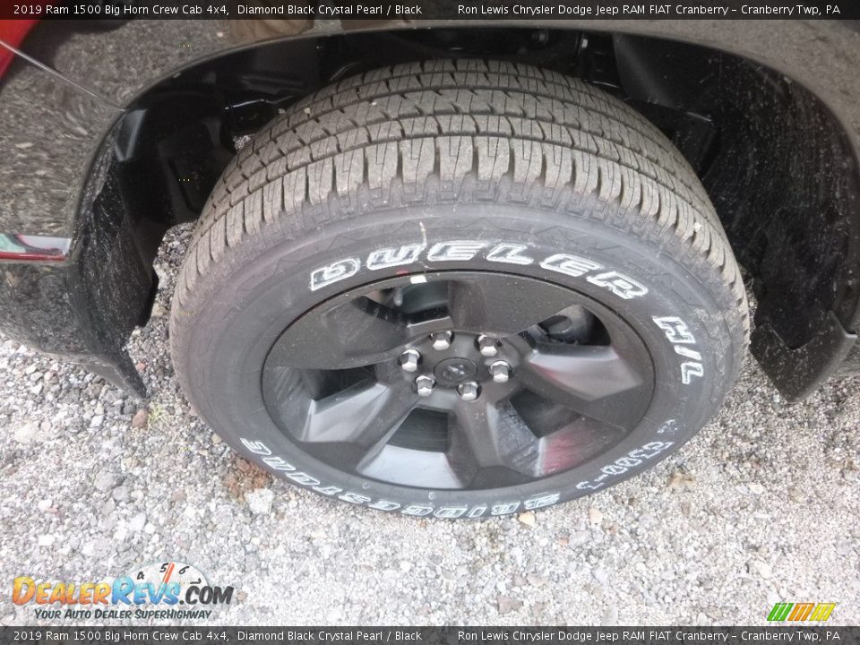 2019 Ram 1500 Big Horn Crew Cab 4x4 Diamond Black Crystal Pearl / Black Photo #2