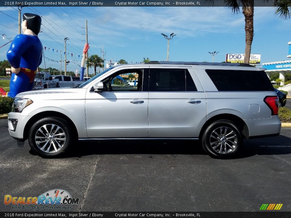 2018 Ford Expedition Limited Max Ingot Silver / Ebony Photo #2