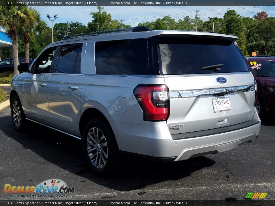 2018 Ford Expedition Limited Max Ingot Silver / Ebony Photo #3