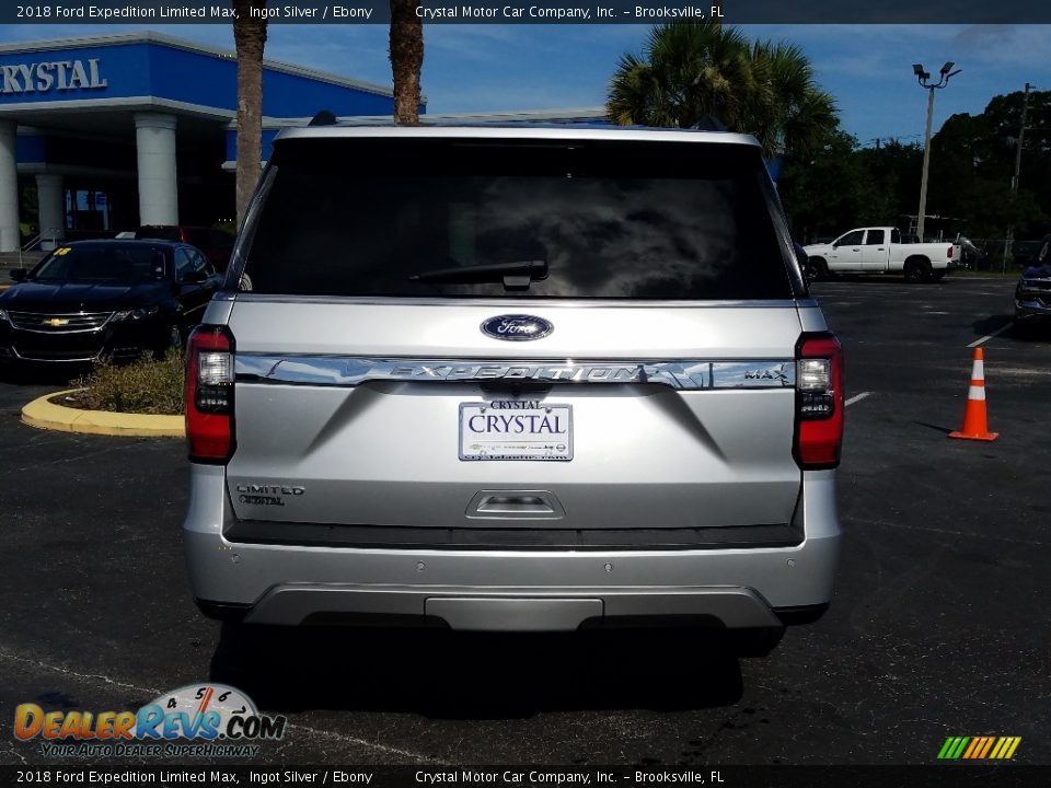 2018 Ford Expedition Limited Max Ingot Silver / Ebony Photo #4