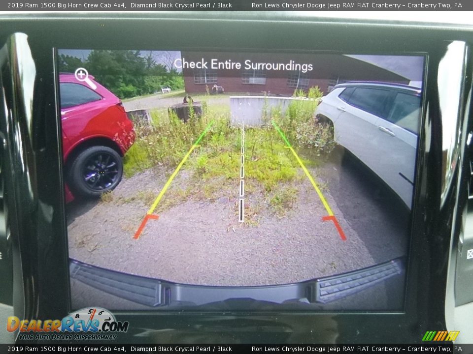 2019 Ram 1500 Big Horn Crew Cab 4x4 Diamond Black Crystal Pearl / Black Photo #17