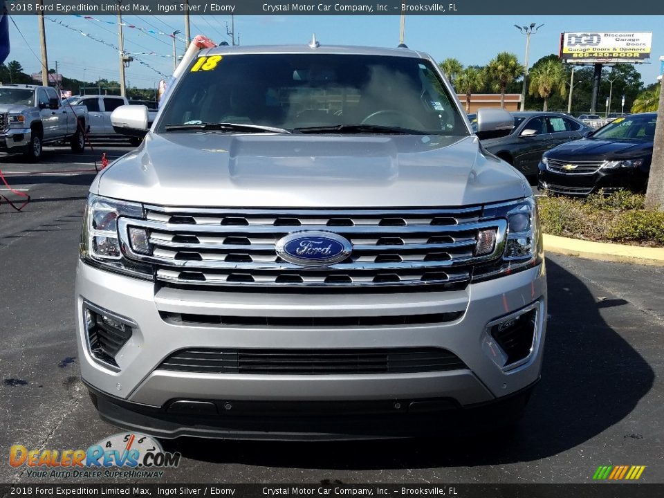 2018 Ford Expedition Limited Max Ingot Silver / Ebony Photo #8