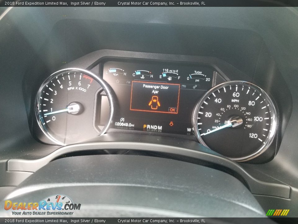 2018 Ford Expedition Limited Max Ingot Silver / Ebony Photo #14