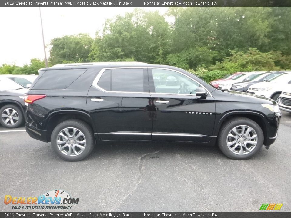 2019 Chevrolet Traverse Premier AWD Mosaic Black Metallic / Jet Black Photo #6