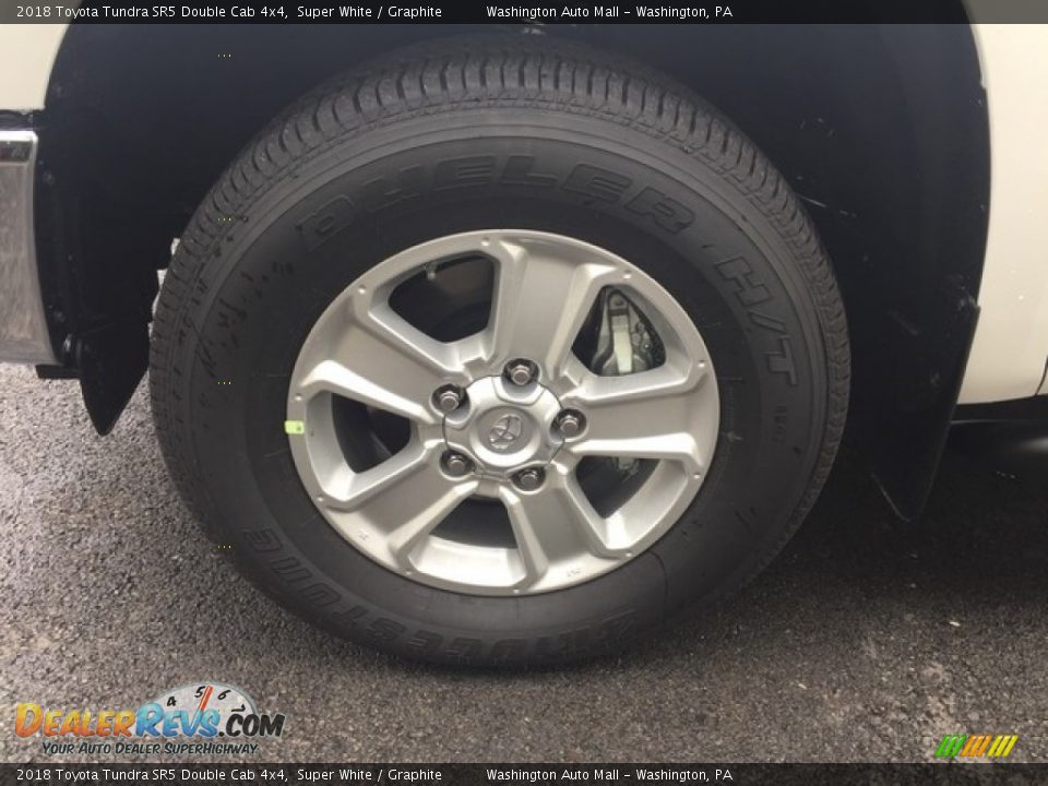2018 Toyota Tundra SR5 Double Cab 4x4 Super White / Graphite Photo #8