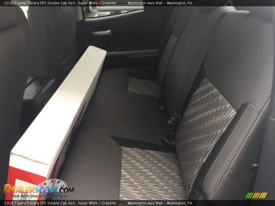 2018 Toyota Tundra SR5 Double Cab 4x4 Super White / Graphite Photo #13