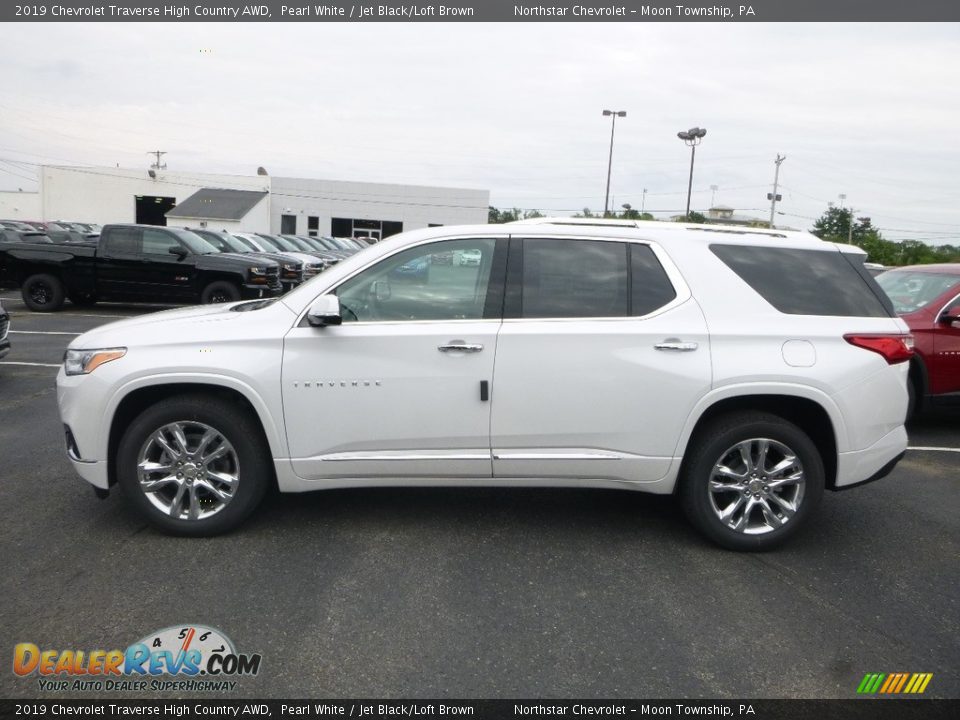 Pearl White 2019 Chevrolet Traverse High Country AWD Photo #2