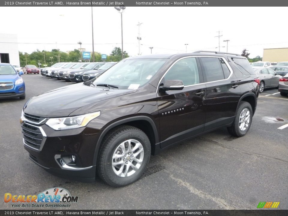 2019 Chevrolet Traverse LT AWD Havana Brown Metallic / Jet Black Photo #1