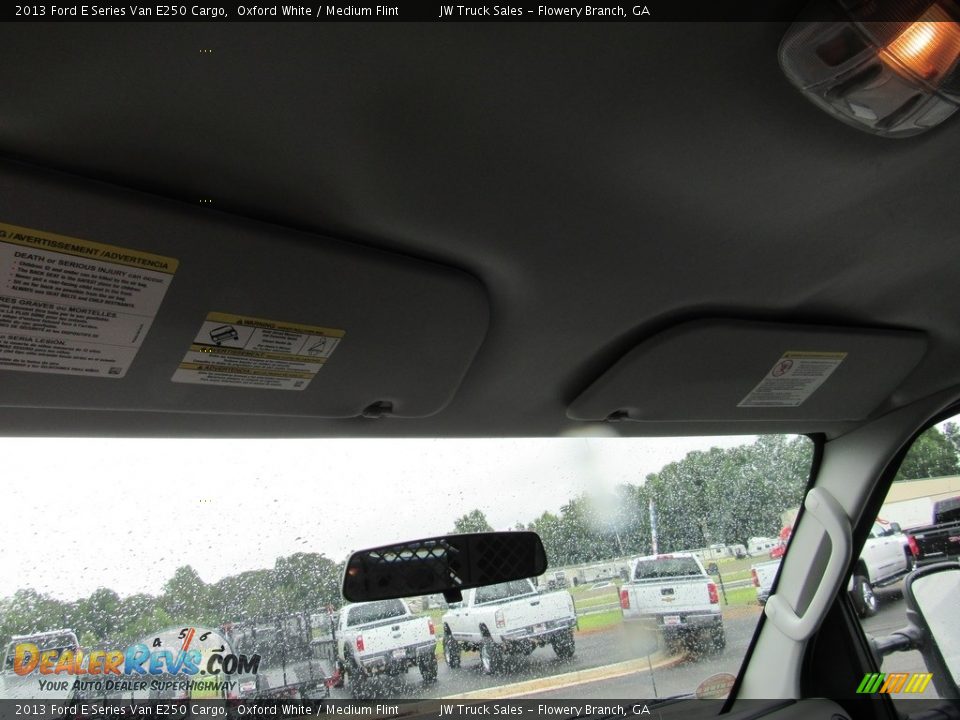 2013 Ford E Series Van E250 Cargo Oxford White / Medium Flint Photo #27