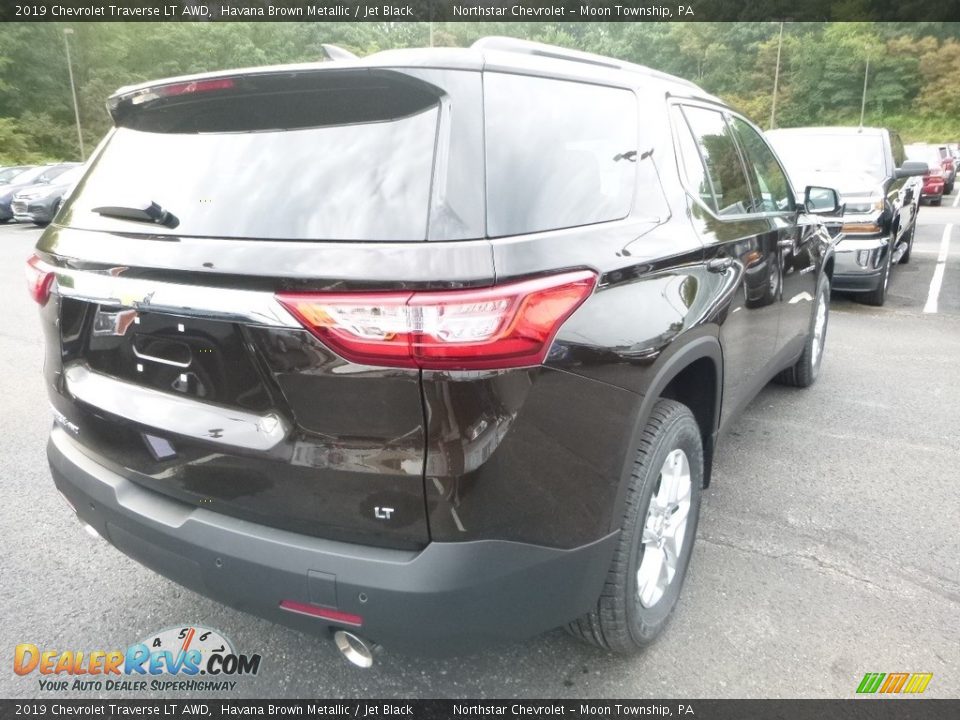 2019 Chevrolet Traverse LT AWD Havana Brown Metallic / Jet Black Photo #5