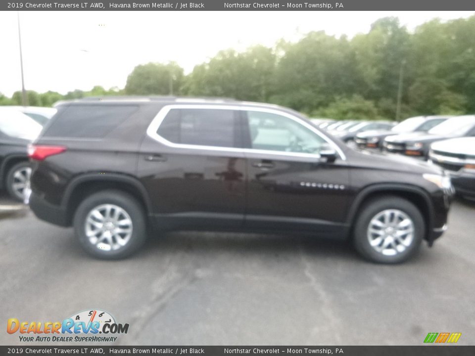 2019 Chevrolet Traverse LT AWD Havana Brown Metallic / Jet Black Photo #6
