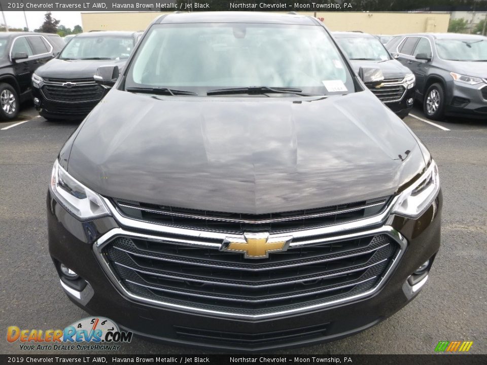 2019 Chevrolet Traverse LT AWD Havana Brown Metallic / Jet Black Photo #8