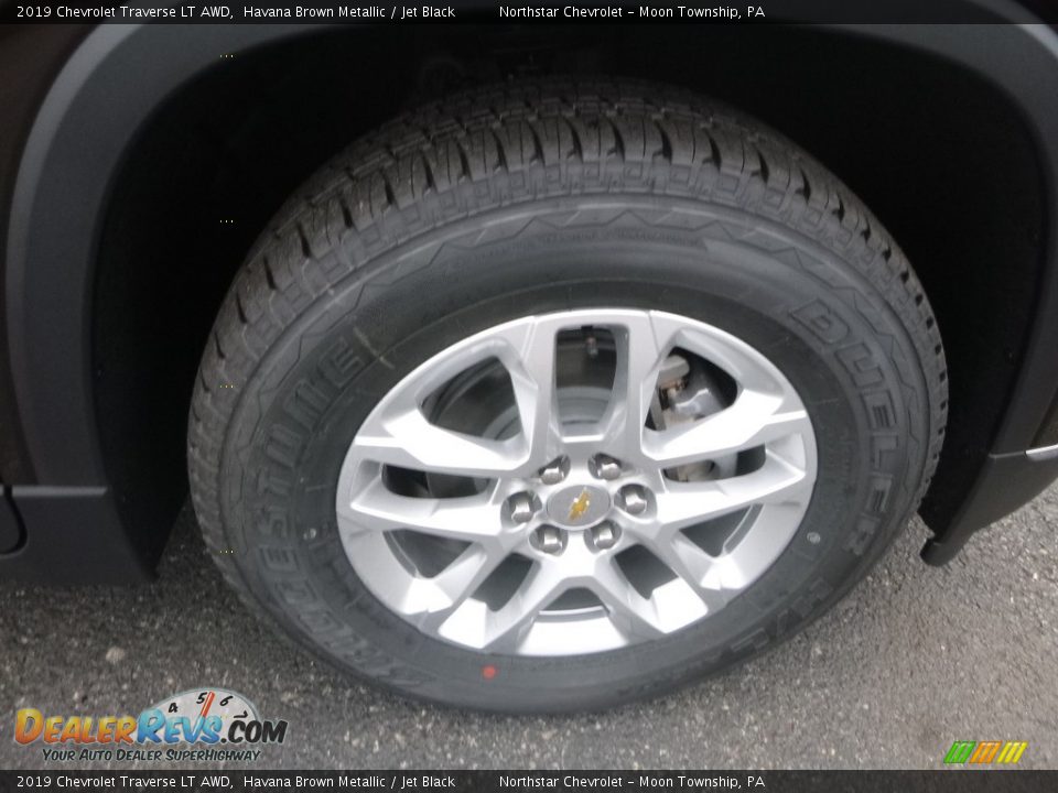 2019 Chevrolet Traverse LT AWD Havana Brown Metallic / Jet Black Photo #9