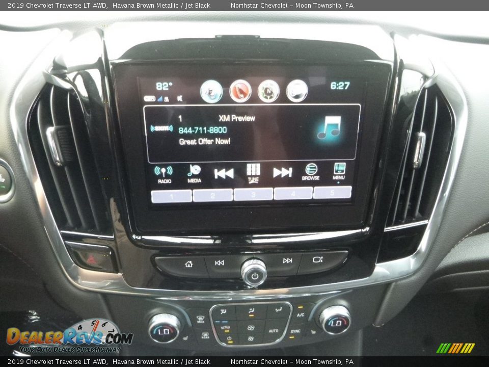 2019 Chevrolet Traverse LT AWD Havana Brown Metallic / Jet Black Photo #18