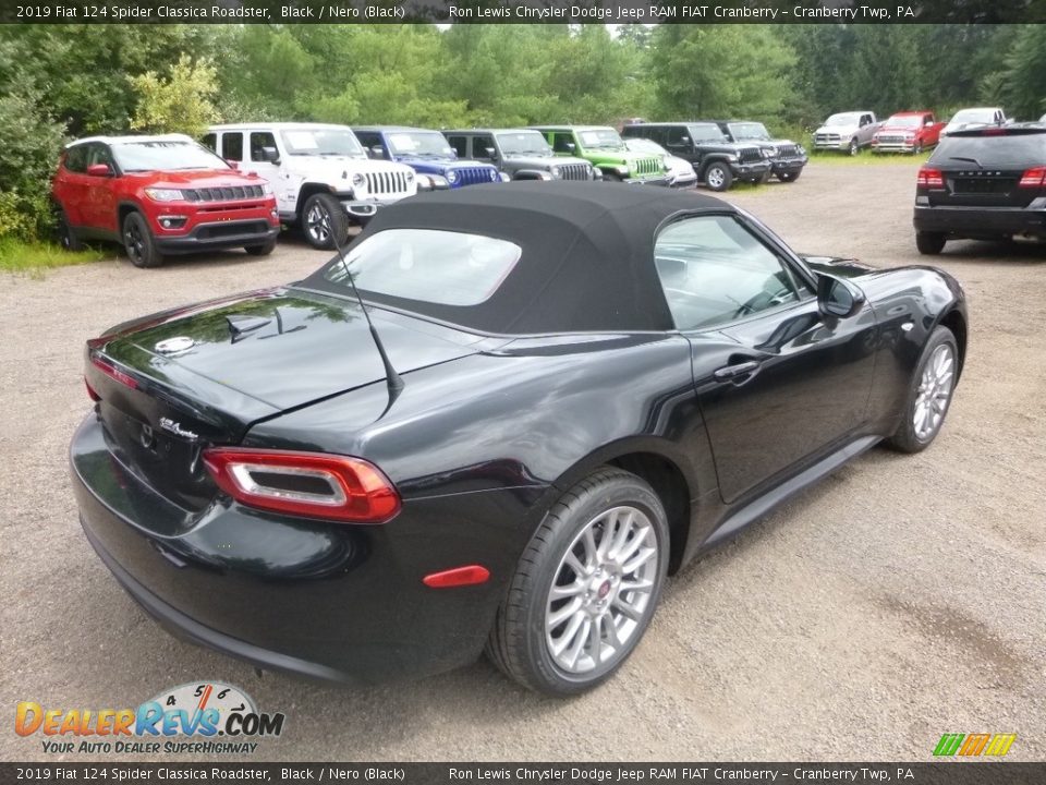 2019 Fiat 124 Spider Classica Roadster Black / Nero (Black) Photo #5