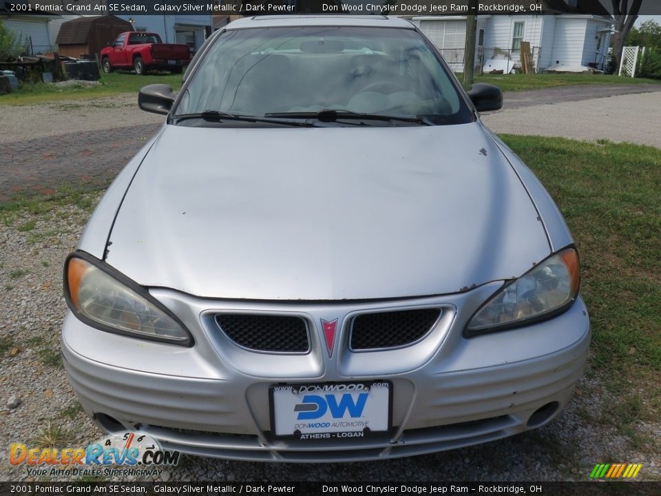 2001 Pontiac Grand Am SE Sedan Galaxy Silver Metallic / Dark Pewter Photo #4