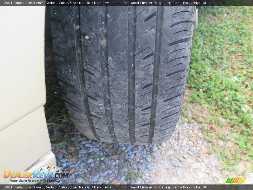 2001 Pontiac Grand Am SE Sedan Galaxy Silver Metallic / Dark Pewter Photo #18