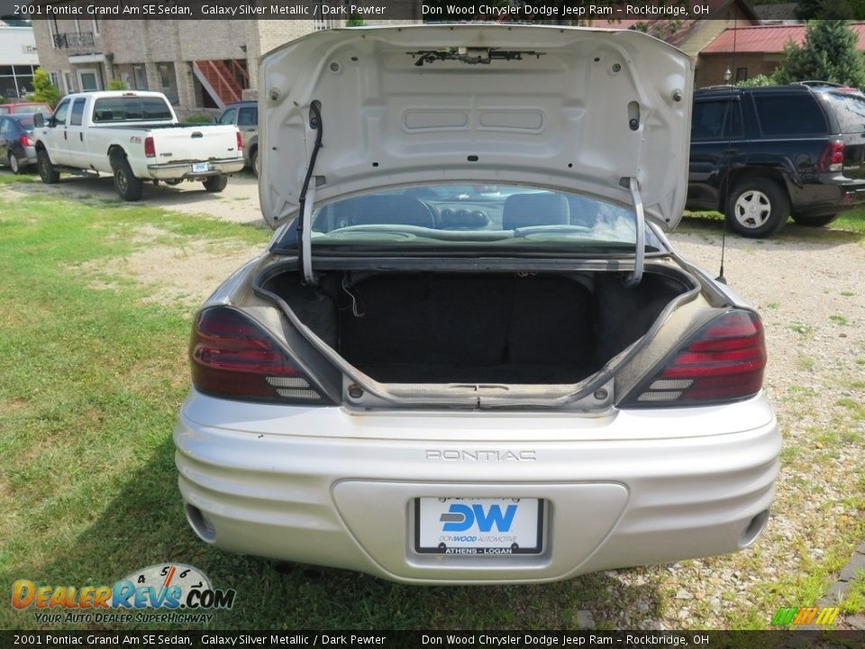 2001 Pontiac Grand Am SE Sedan Galaxy Silver Metallic / Dark Pewter Photo #23