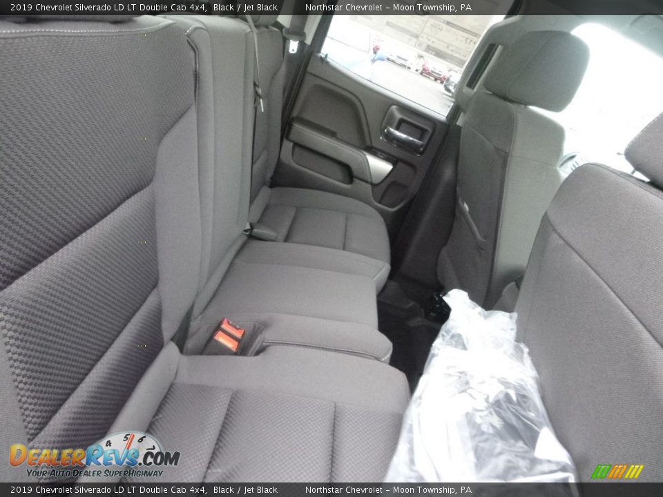 2019 Chevrolet Silverado LD LT Double Cab 4x4 Black / Jet Black Photo #12