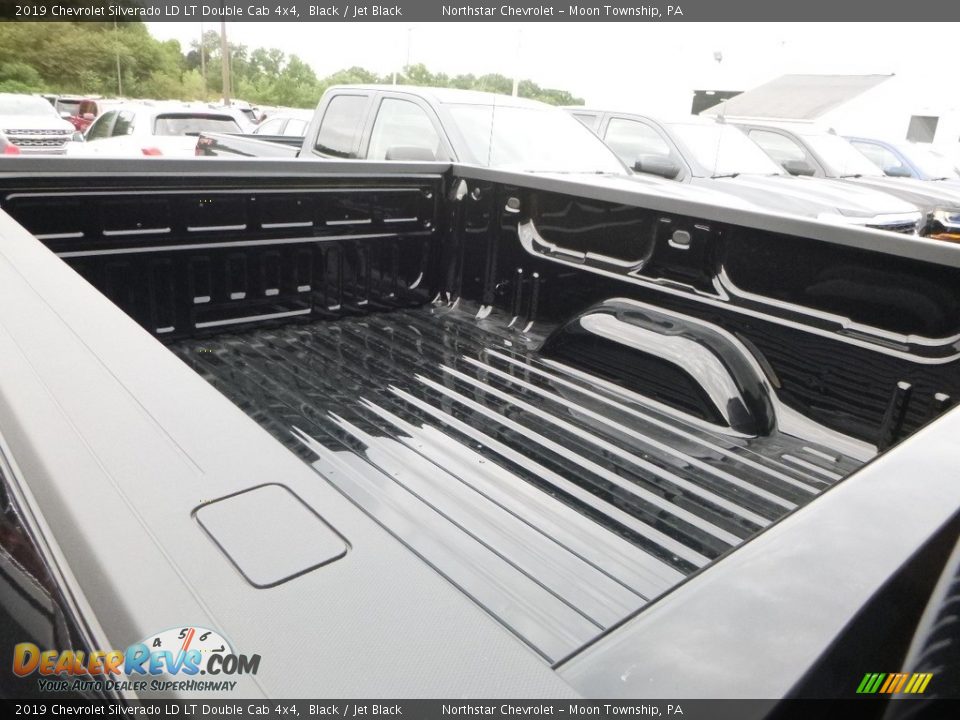 2019 Chevrolet Silverado LD LT Double Cab 4x4 Black / Jet Black Photo #13