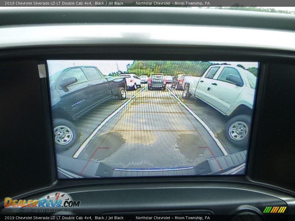 2019 Chevrolet Silverado LD LT Double Cab 4x4 Black / Jet Black Photo #19