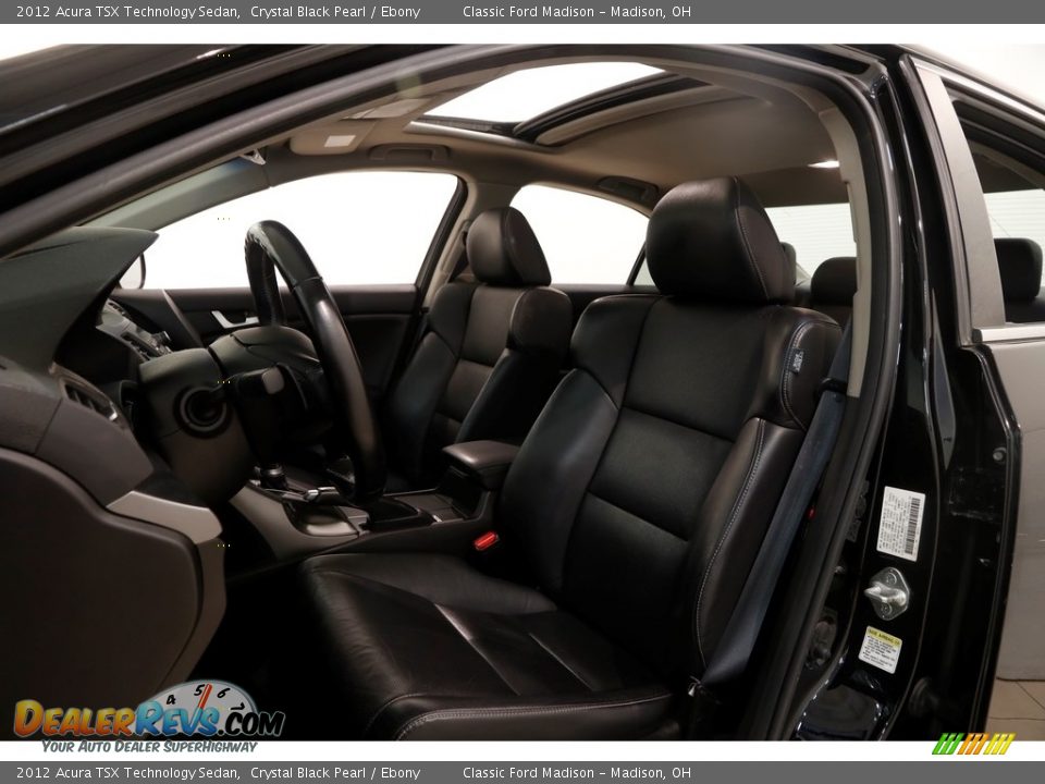 2012 Acura TSX Technology Sedan Crystal Black Pearl / Ebony Photo #5