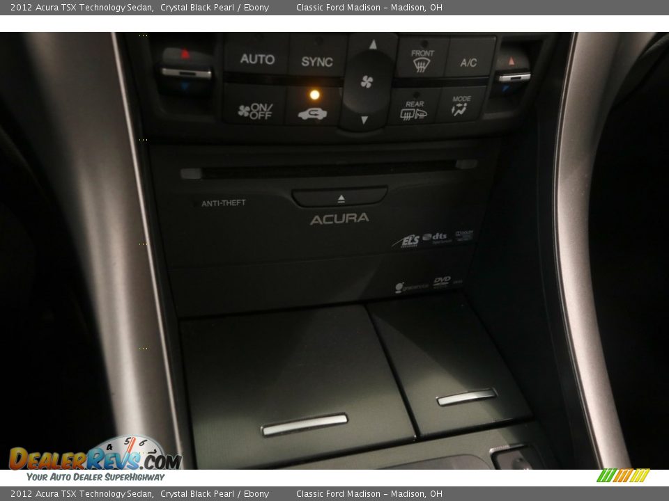 2012 Acura TSX Technology Sedan Crystal Black Pearl / Ebony Photo #14