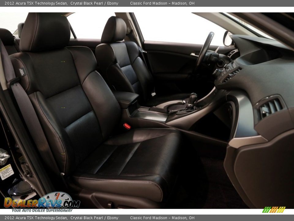 2012 Acura TSX Technology Sedan Crystal Black Pearl / Ebony Photo #19