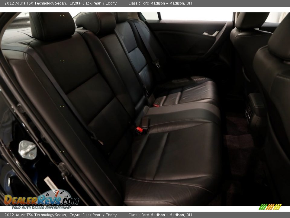 2012 Acura TSX Technology Sedan Crystal Black Pearl / Ebony Photo #20