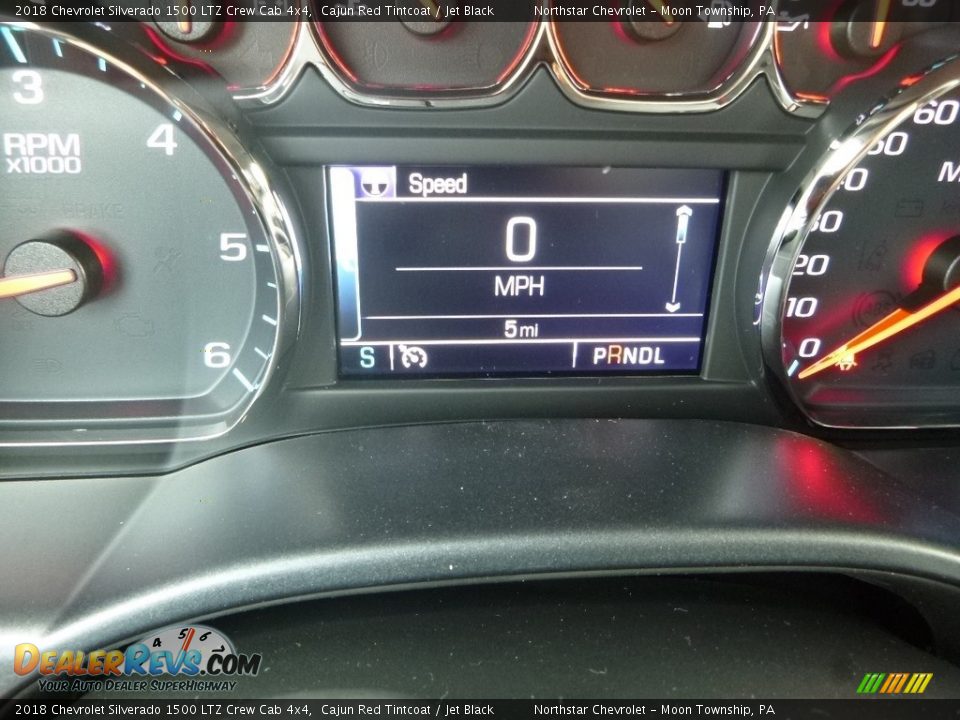 2018 Chevrolet Silverado 1500 LTZ Crew Cab 4x4 Cajun Red Tintcoat / Jet Black Photo #21