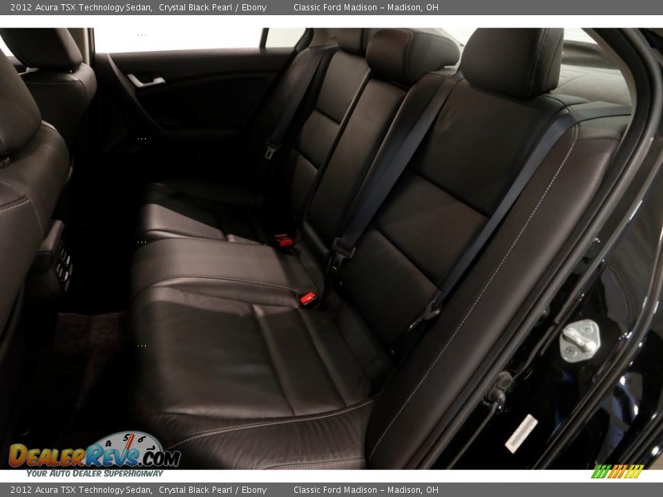 2012 Acura TSX Technology Sedan Crystal Black Pearl / Ebony Photo #21
