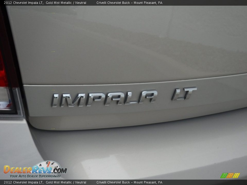 2012 Chevrolet Impala LT Gold Mist Metallic / Neutral Photo #9