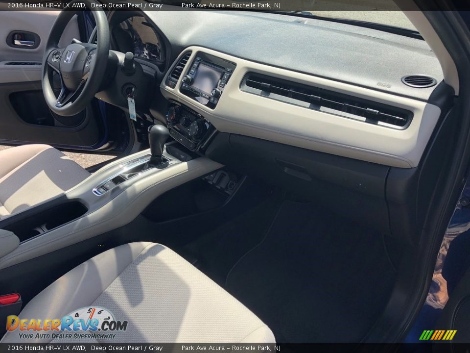 2016 Honda HR-V LX AWD Deep Ocean Pearl / Gray Photo #29
