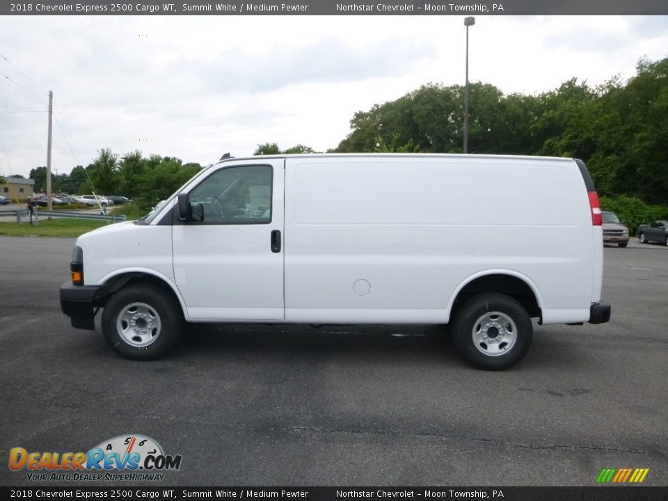 Summit White 2018 Chevrolet Express 2500 Cargo WT Photo #2