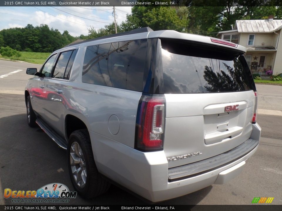 2015 GMC Yukon XL SLE 4WD Quicksilver Metallic / Jet Black Photo #7