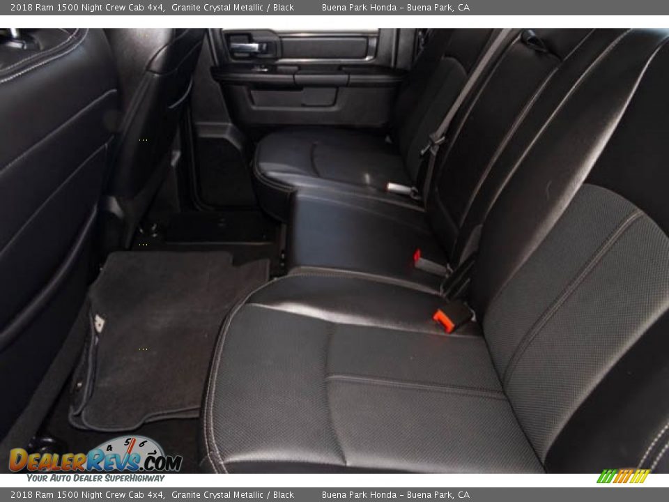 2018 Ram 1500 Night Crew Cab 4x4 Granite Crystal Metallic / Black Photo #4