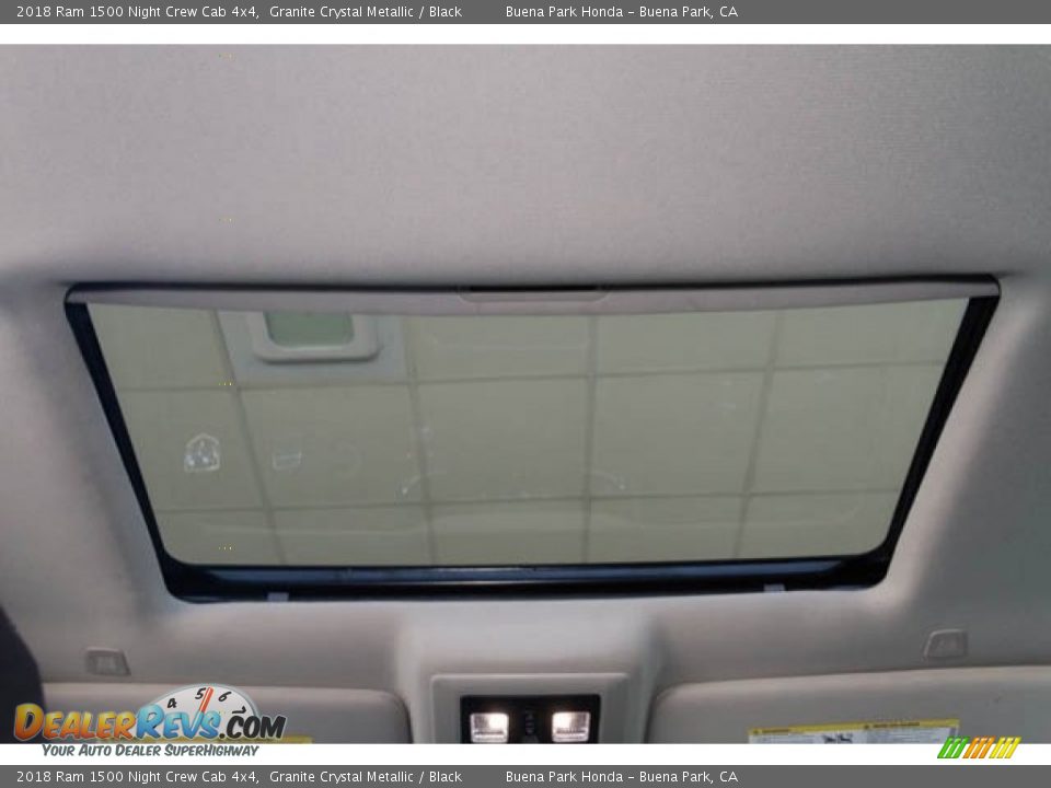 2018 Ram 1500 Night Crew Cab 4x4 Granite Crystal Metallic / Black Photo #21