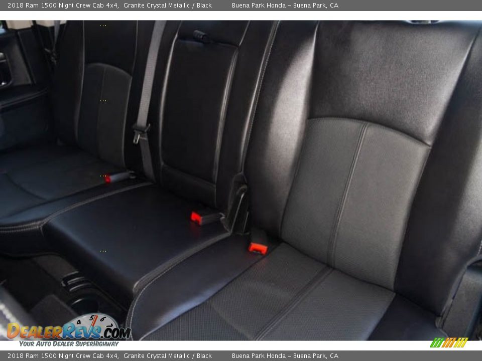 2018 Ram 1500 Night Crew Cab 4x4 Granite Crystal Metallic / Black Photo #22