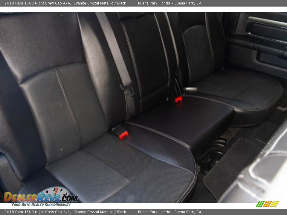 2018 Ram 1500 Night Crew Cab 4x4 Granite Crystal Metallic / Black Photo #24