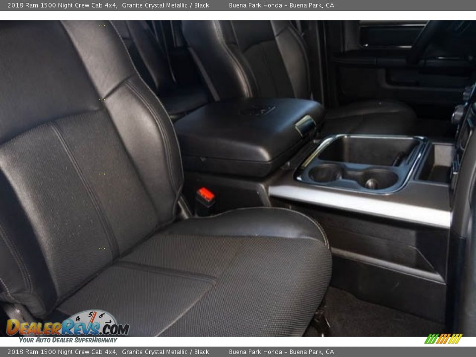 2018 Ram 1500 Night Crew Cab 4x4 Granite Crystal Metallic / Black Photo #26