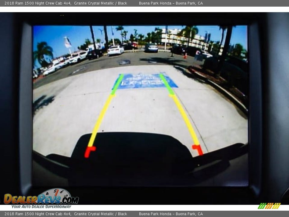 2018 Ram 1500 Night Crew Cab 4x4 Granite Crystal Metallic / Black Photo #29