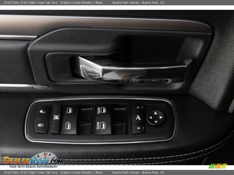 2018 Ram 1500 Night Crew Cab 4x4 Granite Crystal Metallic / Black Photo #32
