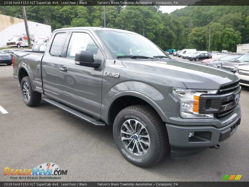2018 Ford F150 XLT SuperCab 4x4 Lead Foot / Black Photo #3