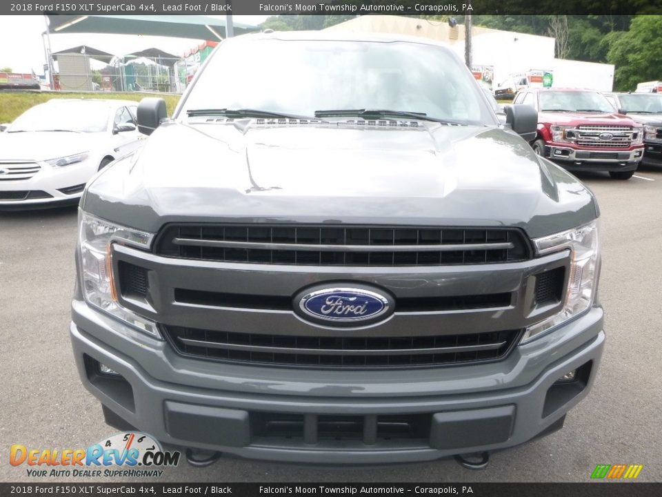 2018 Ford F150 XLT SuperCab 4x4 Lead Foot / Black Photo #4
